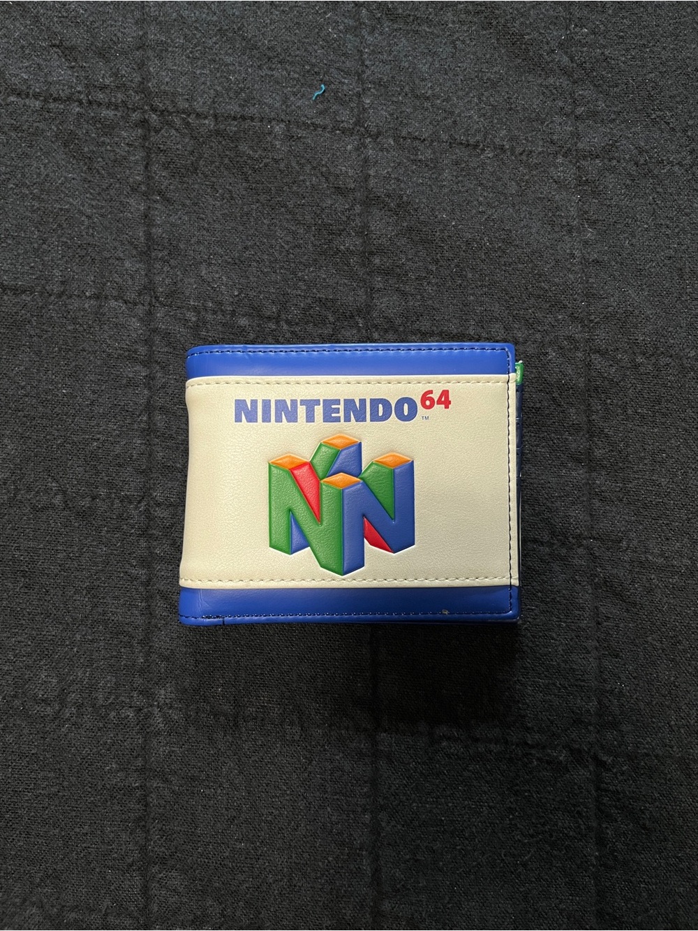 Nintendo Cream and Blue Retro Bifold Wallet